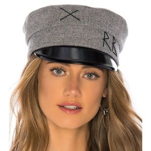 NWOT, Size S, Gray wool Ruslan Baginskyi baker boy hat.